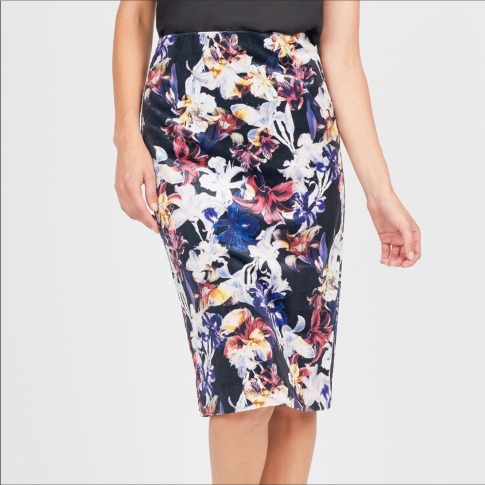 Velvet pencil skirt NEVER BEEN WORN!